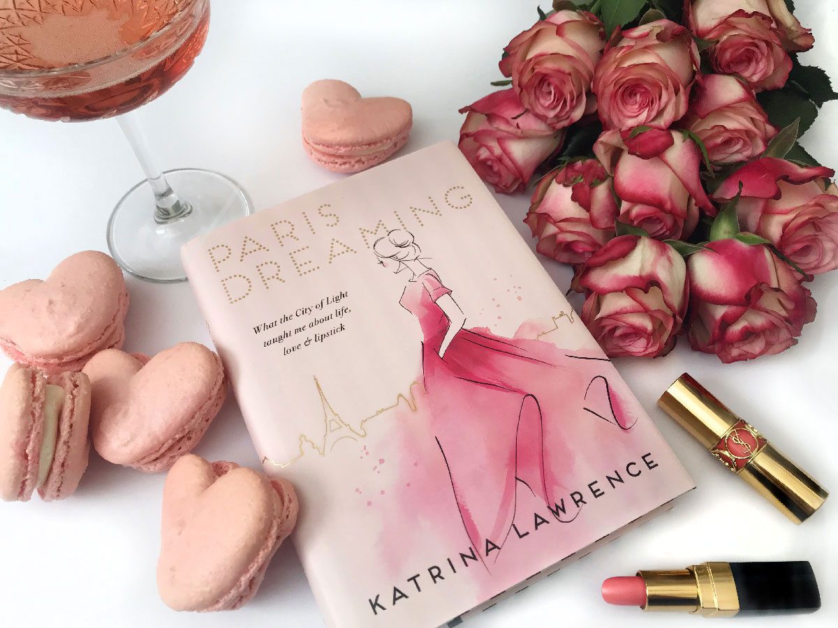 katrina lawrence the paris-dreamer book cover flatlay
