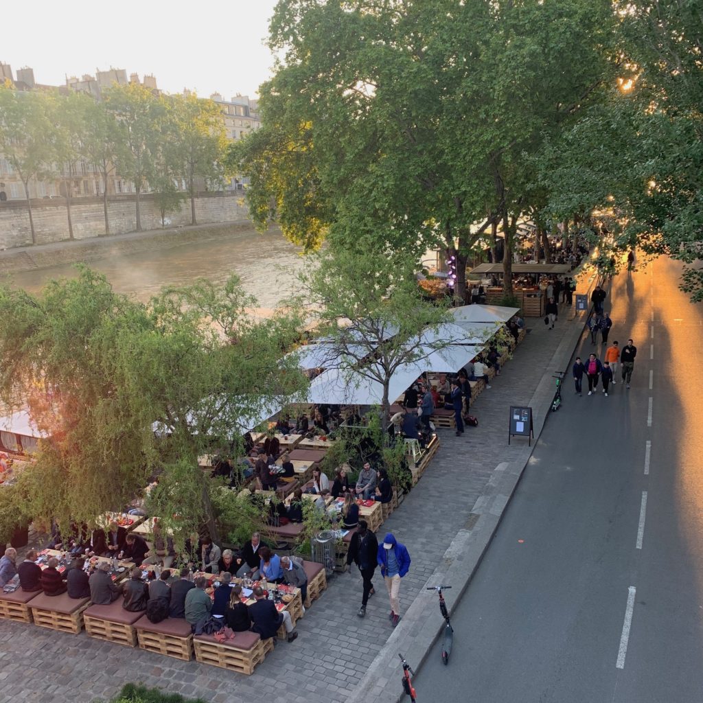 Drinks by the Seine Paris