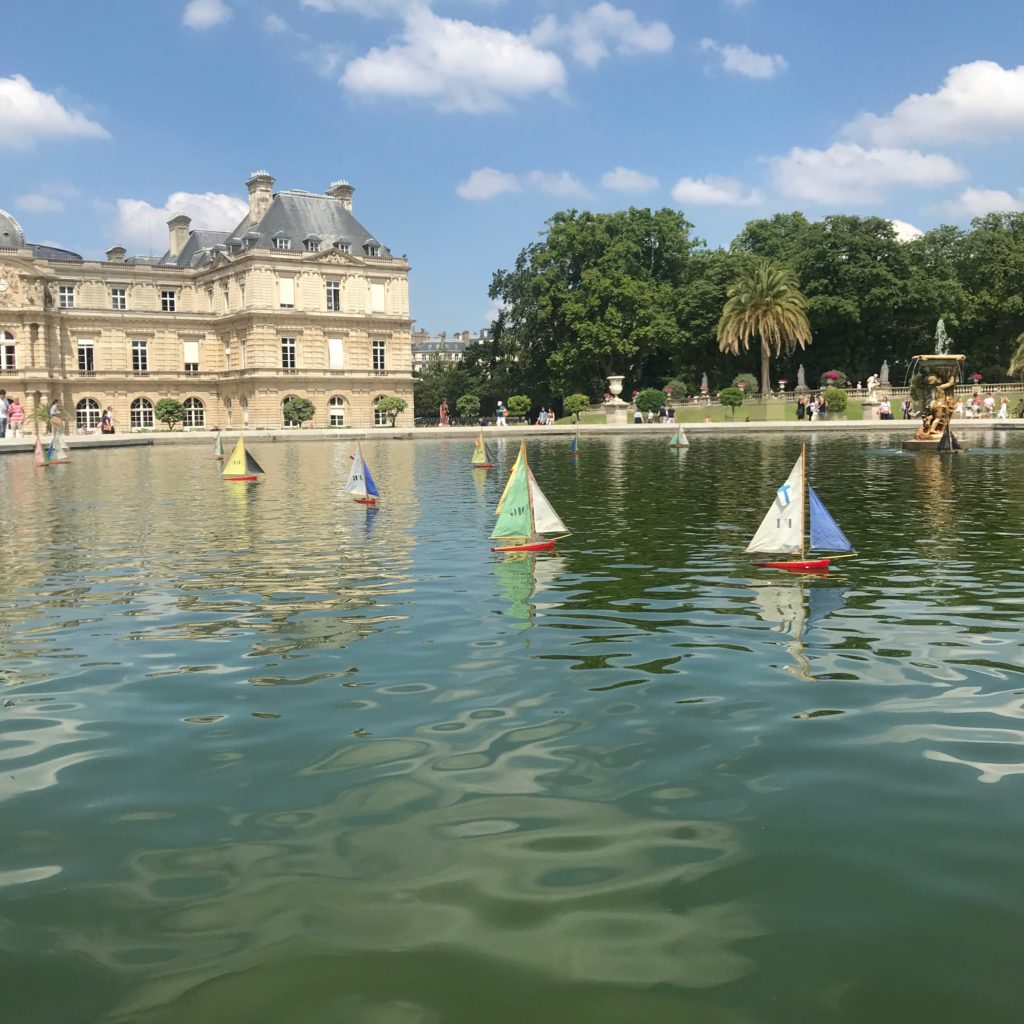 Day in the Luxembourg Gardens Paris