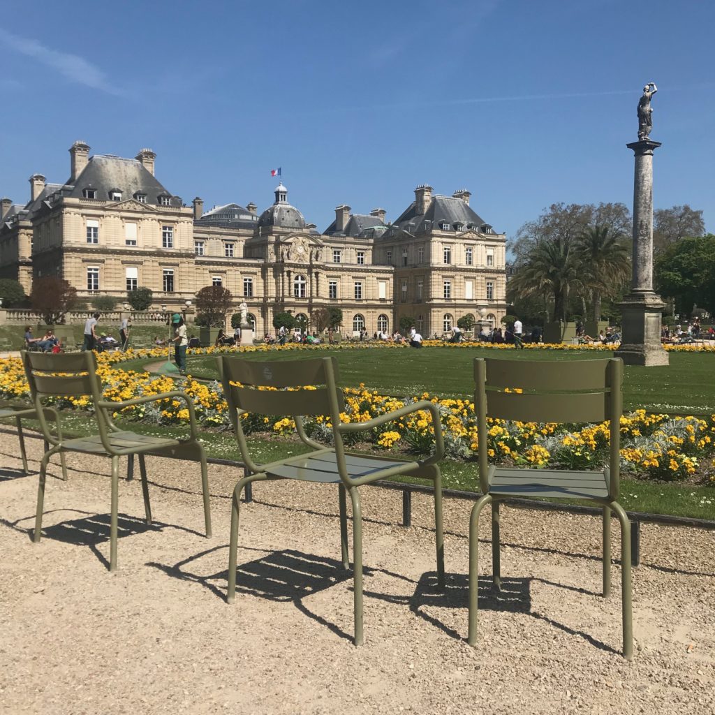 Day in the Luxembourg Gardens Paris