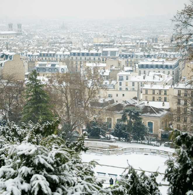 Paris in the Snow