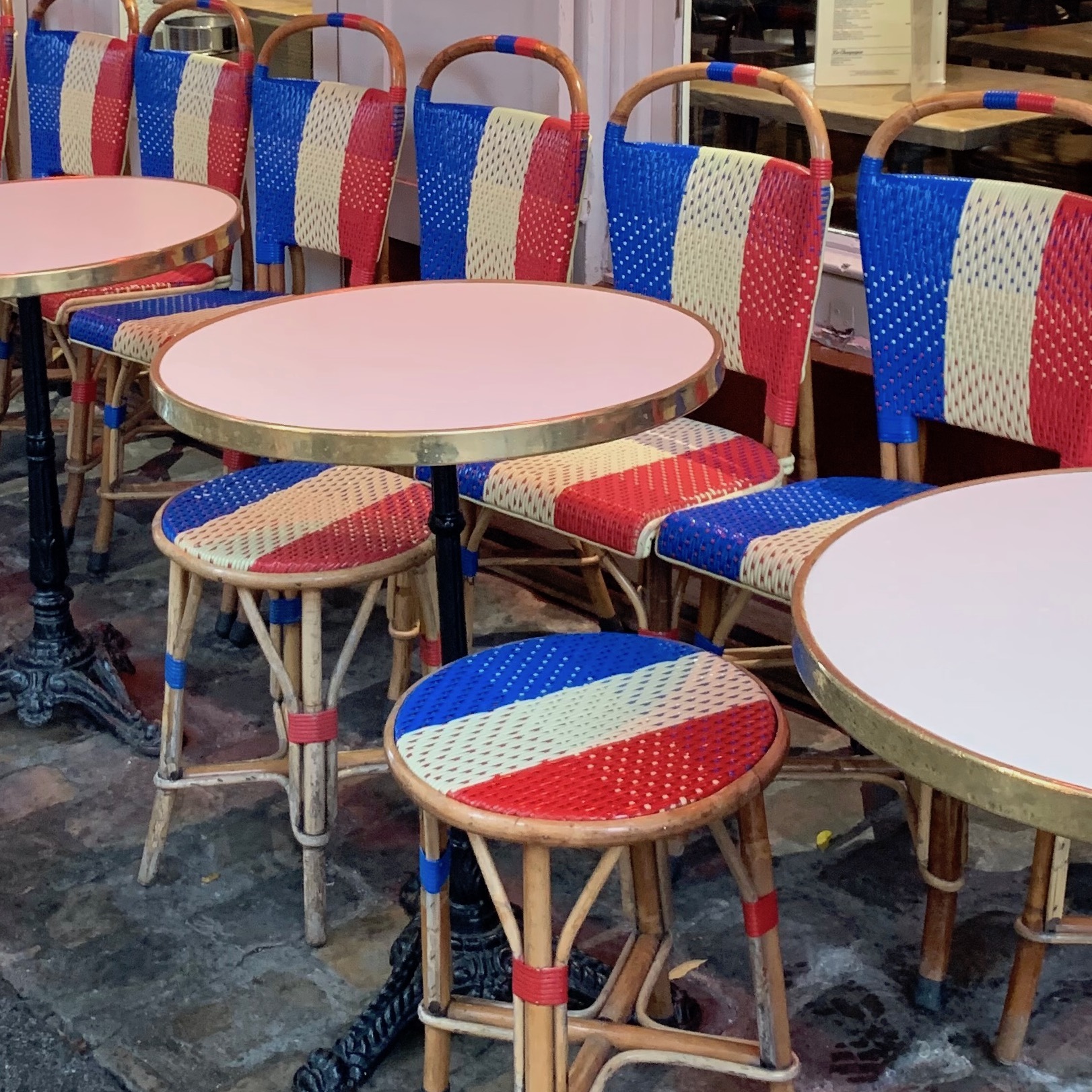 French-Flag-Chairs