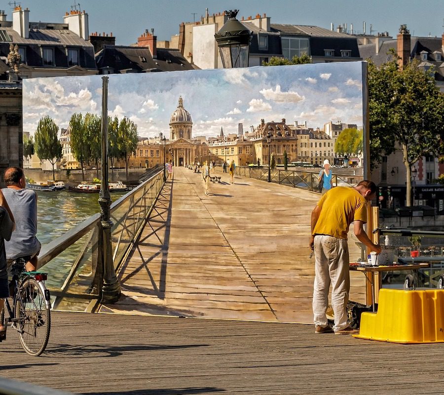 Pont des Arts painter