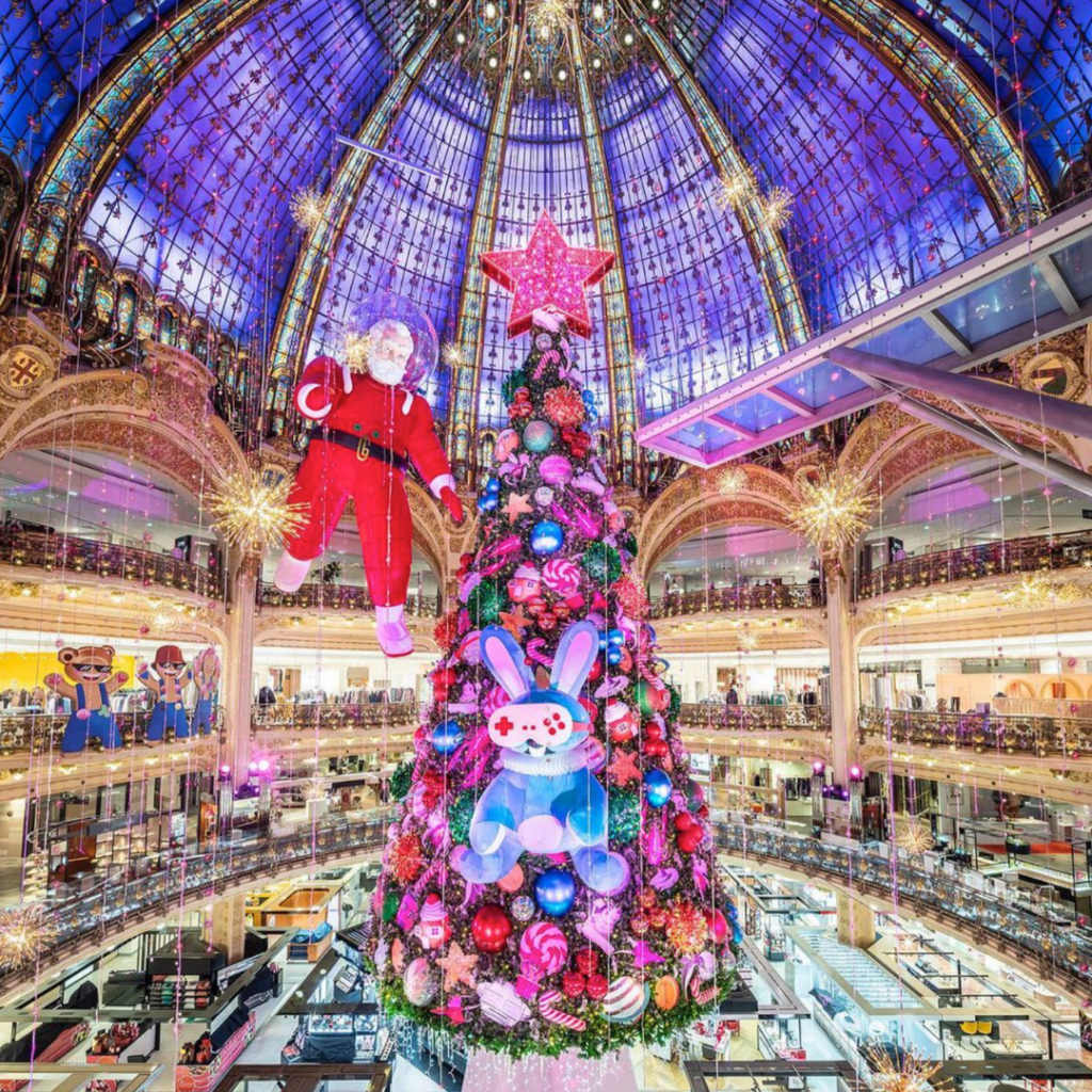 Paris Christmas shopping