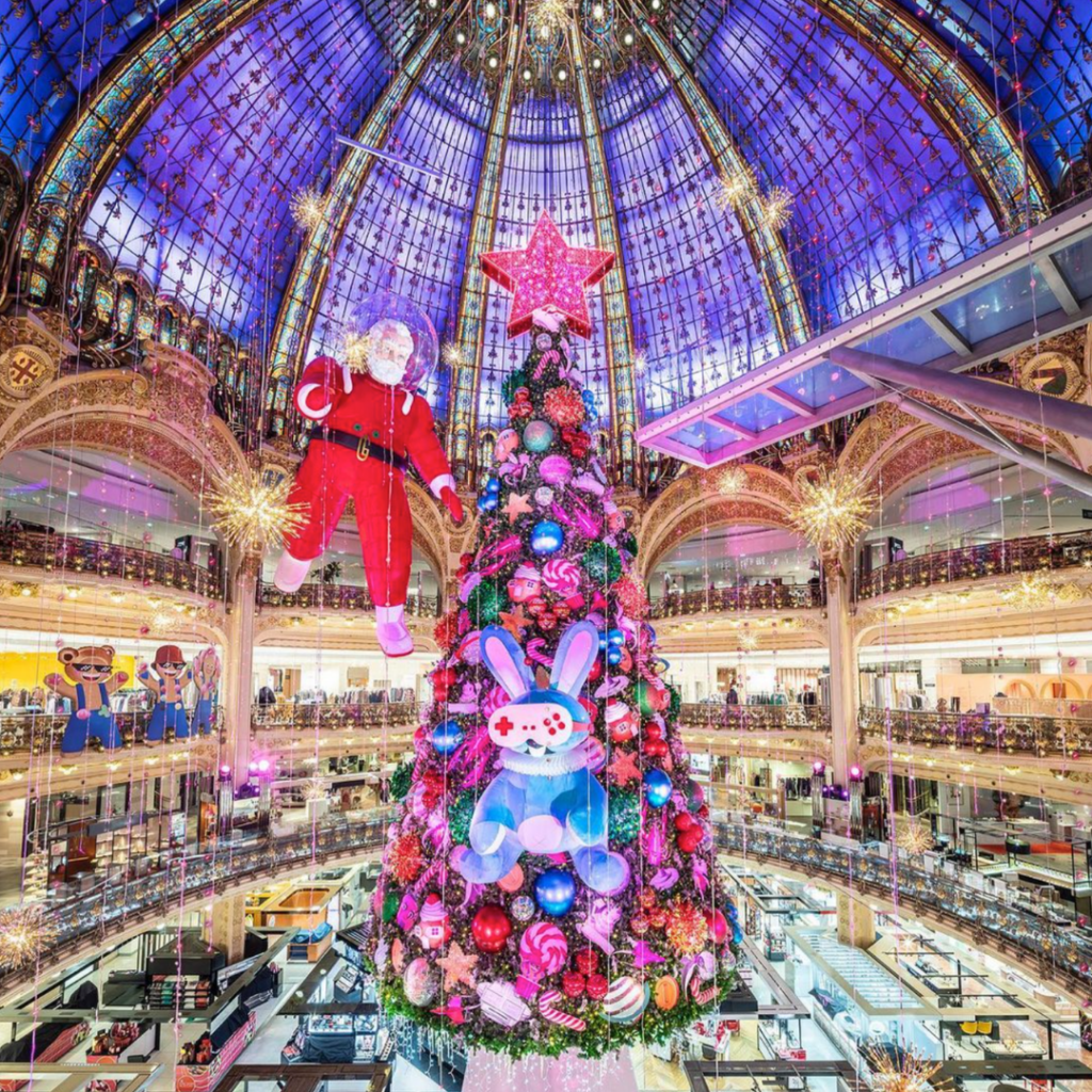 Galeries Lafayette Christmas Tree: Festive Season in Paris