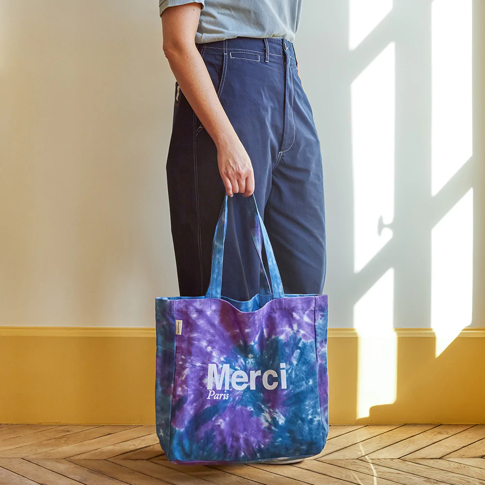 merci paris tote bags