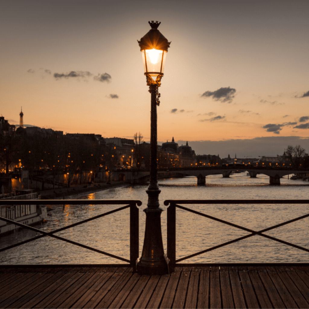 Pont des Arts at night, France